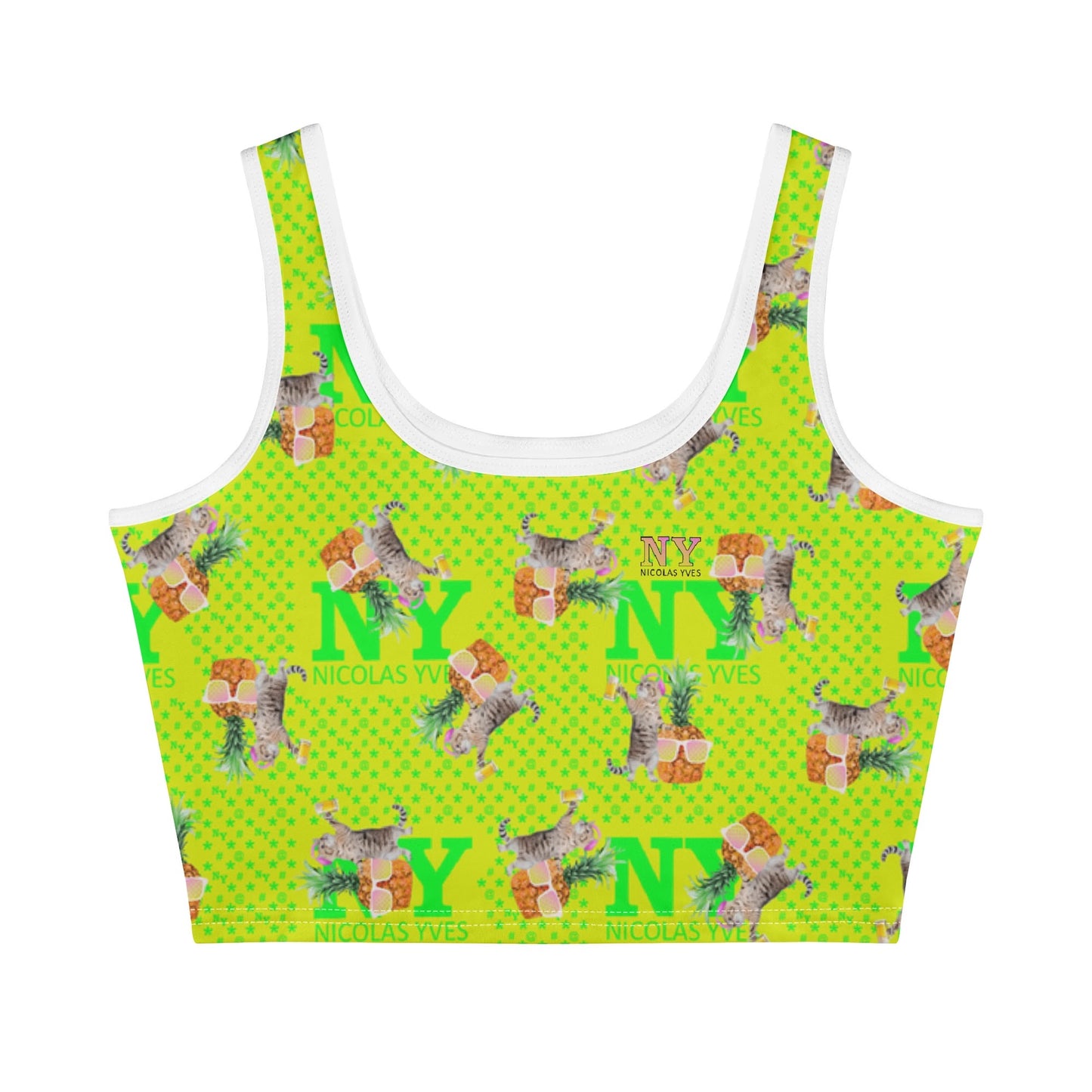 Le Top Crop Top NY de Nicolas Yves - Jaune