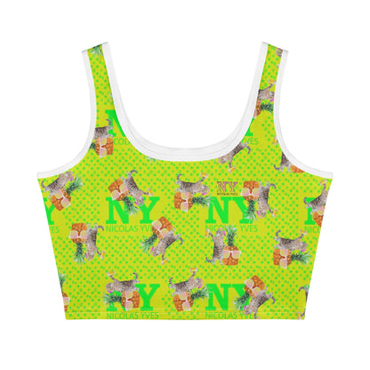 Le Top Crop Top NY de Nicolas Yves - Jaune