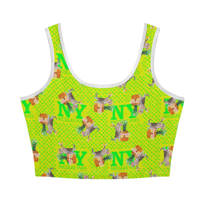 Le Top Crop Top NY de Nicolas Yves - Jaune