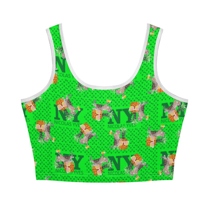 Le Top Crop Top NY de Nicolas Yves - Vert