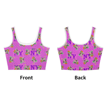 Le Top Crop Top NY de Nicolas Yves - Rose Bubblegum