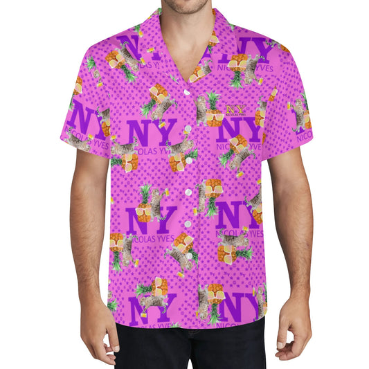 La Chemise Hawaïenne NY de Nicolas Yves™ - Rose Bubblegum