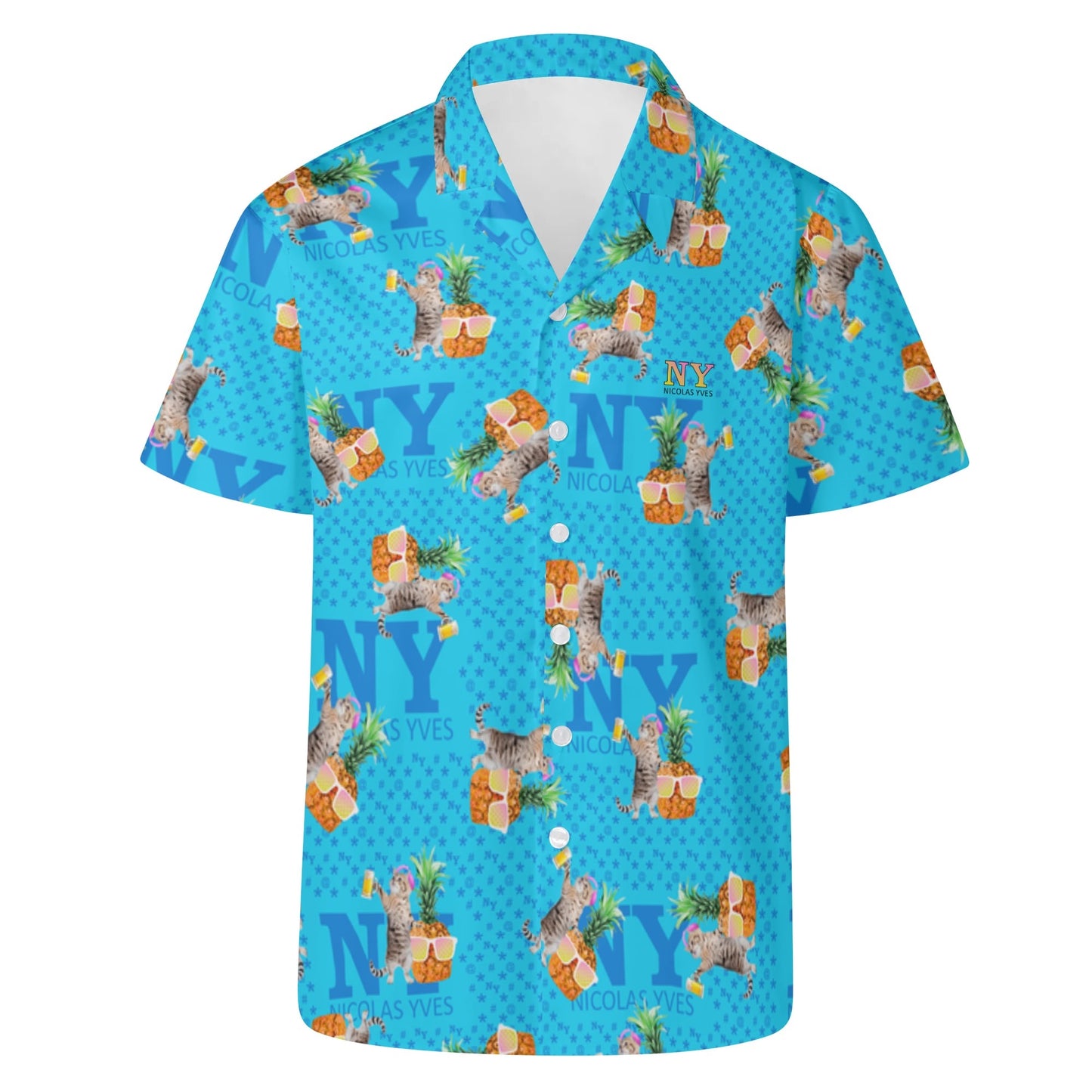 La Ch'mise Hawaïenne NY de Nicolas Yves™ - Bleue