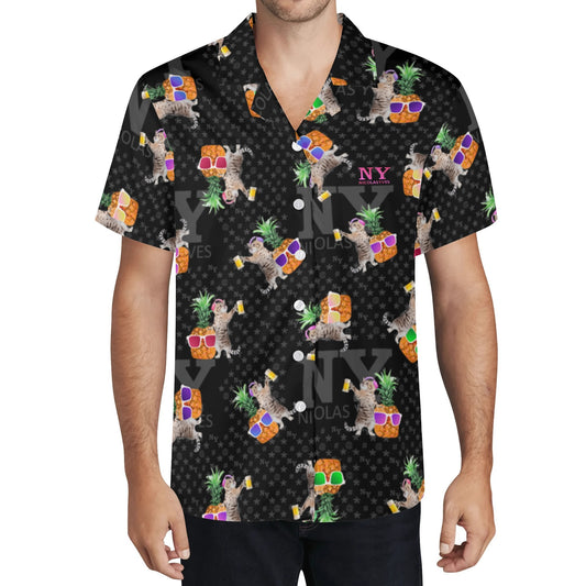 La Chemise Hawaïenne NY de Nicolas Yves™ - Noire