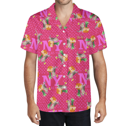La Chemise Hawaïenne NY de Nicolas Yves™ - Rose