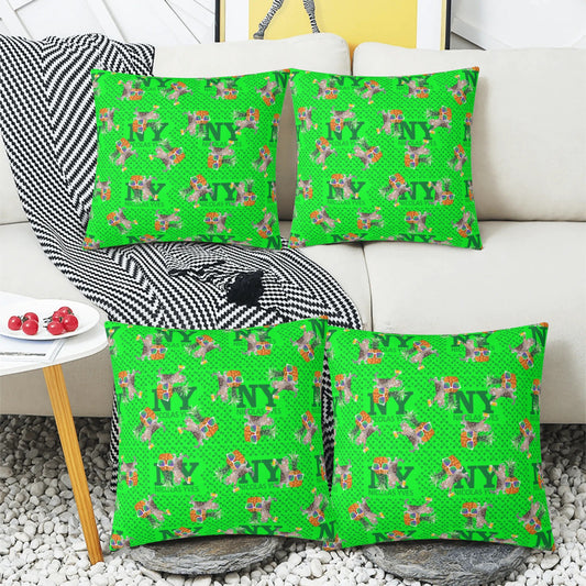 4 HOUSSES DE COUSSIN NY de Nicolas Yves™  - Verts