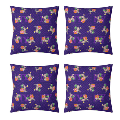 4 HOUSSES DE COUSSIN NY de Nicolas Yves™  - Violet