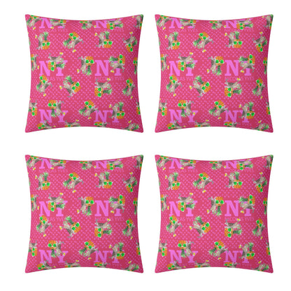 4 HOUSSES DE COUSSIN NY de Nicolas Yves™  - Rose