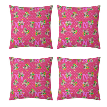 4 HOUSSES DE COUSSIN NY de Nicolas Yves™  - Rose