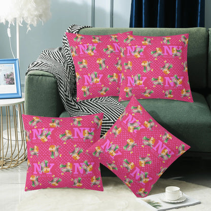 4 HOUSSES DE COUSSIN NY de Nicolas Yves™  - Rose