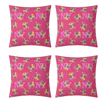 4 HOUSSES DE COUSSIN NY de Nicolas Yves™  - Rose