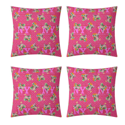 4 HOUSSES DE COUSSIN NY de Nicolas Yves™  - Rose