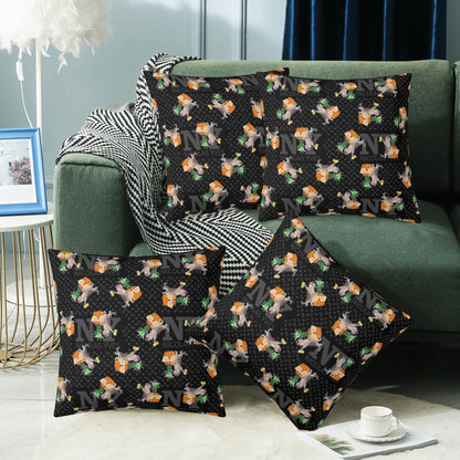 4 HOUSSES DE COUSSIN NY de Nicolas Yves™  - Noir
