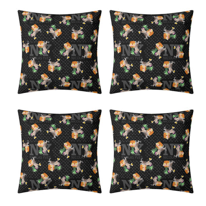 4 HOUSSES DE COUSSIN NY de Nicolas Yves™  - Noir