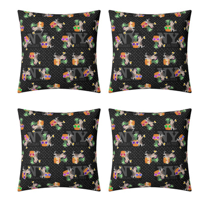 4 HOUSSES DE COUSSIN NY de Nicolas Yves™  - Noir
