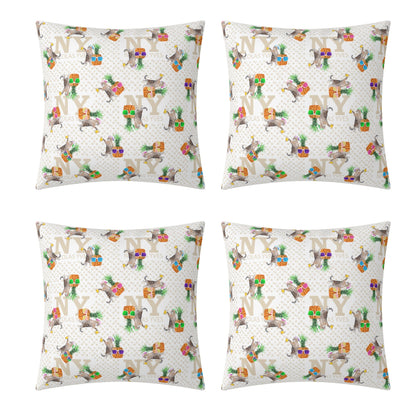 4 HOUSSES DE COUSSIN NY de Nicolas Yves™  - Blanc