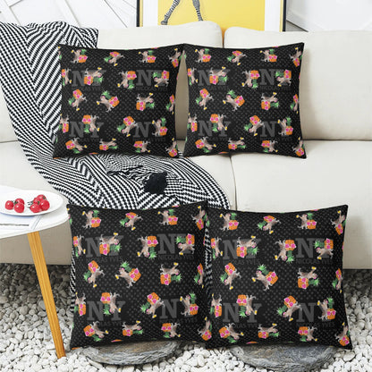 4 HOUSSES DE COUSSIN NY de Nicolas Yves™  - Noir