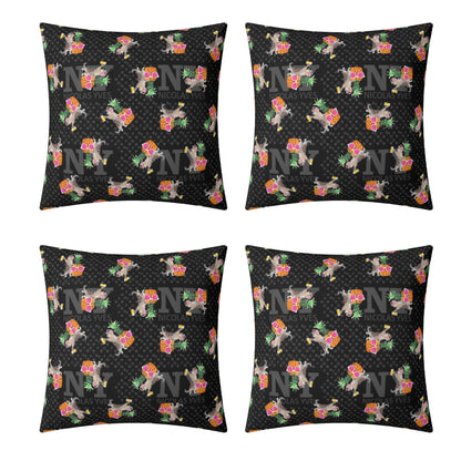 4 HOUSSES DE COUSSIN NY de Nicolas Yves™  - Noir