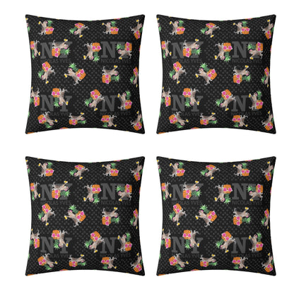 4 HOUSSES DE COUSSIN NY de Nicolas Yves™  - Noir