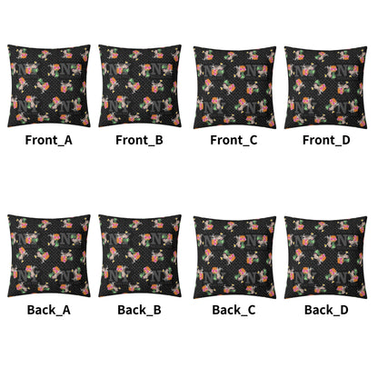 4 HOUSSES DE COUSSIN NY de Nicolas Yves™  - Noir