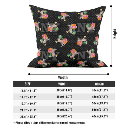 4 HOUSSES DE COUSSIN NY de Nicolas Yves™  - Noir