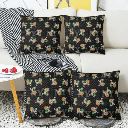4 HOUSSES DE COUSSIN NY de Nicolas Yves™  - Noir