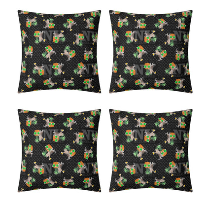 4 HOUSSES DE COUSSIN NY de Nicolas Yves™  - Noir