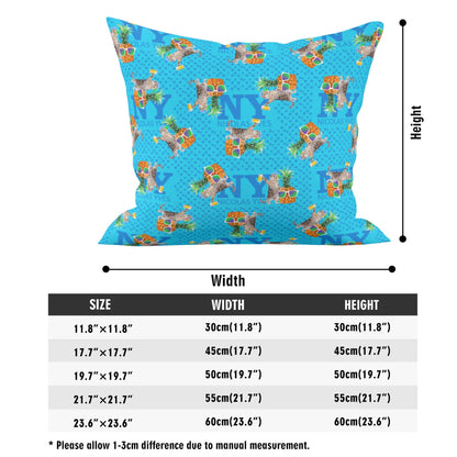 4 HOUSSES DE COUSSIN NY de Nicolas Yves™  - Bleu