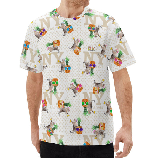Le T-shirt Blanc Multicolore Bien Kitsch