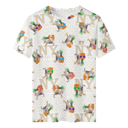 Le T-shirt Blanc Multicolore Bien Kitsch