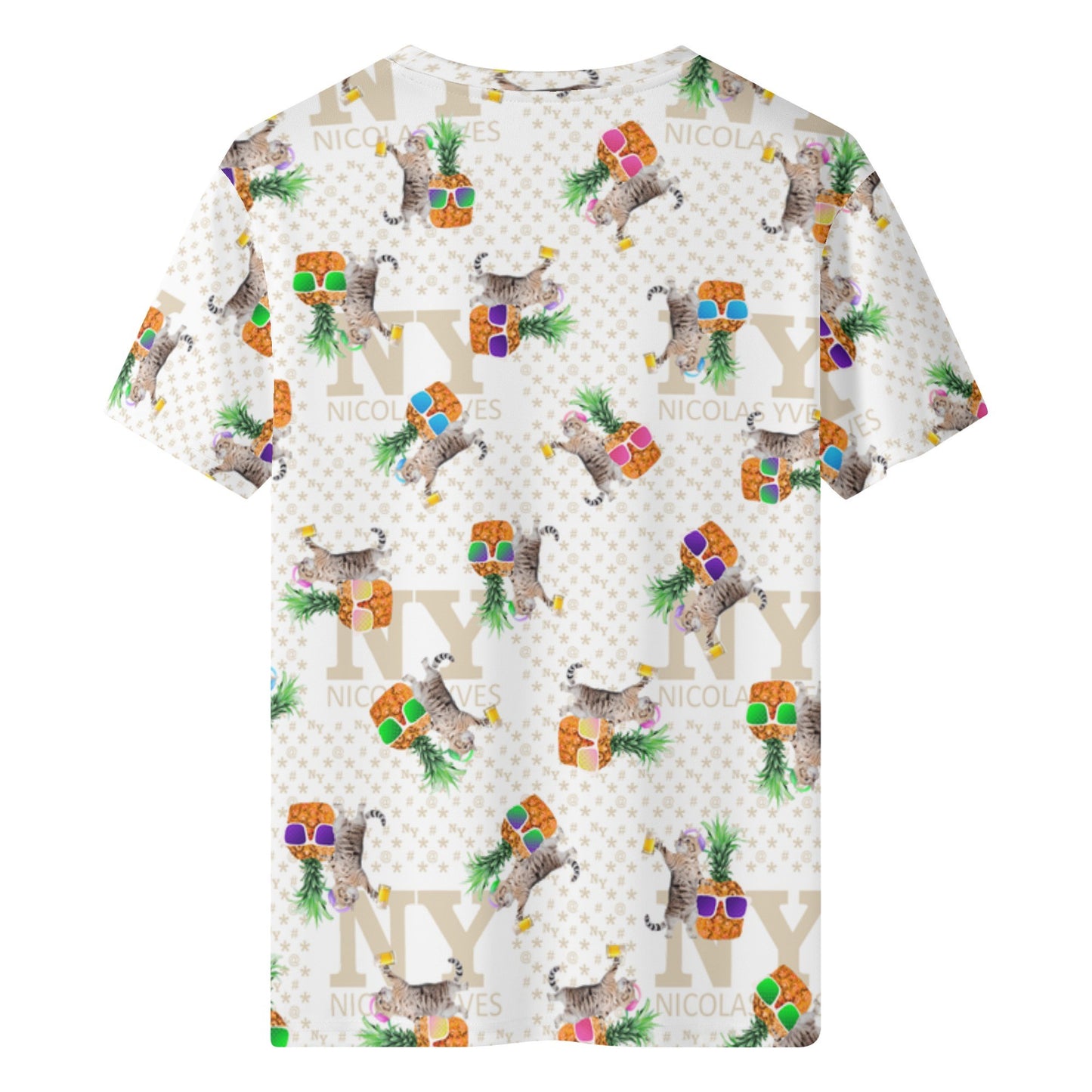 Le T-shirt Blanc Multicolore Bien Kitsch