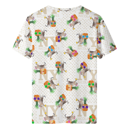 Le T-shirt Blanc Multicolore Bien Kitsch