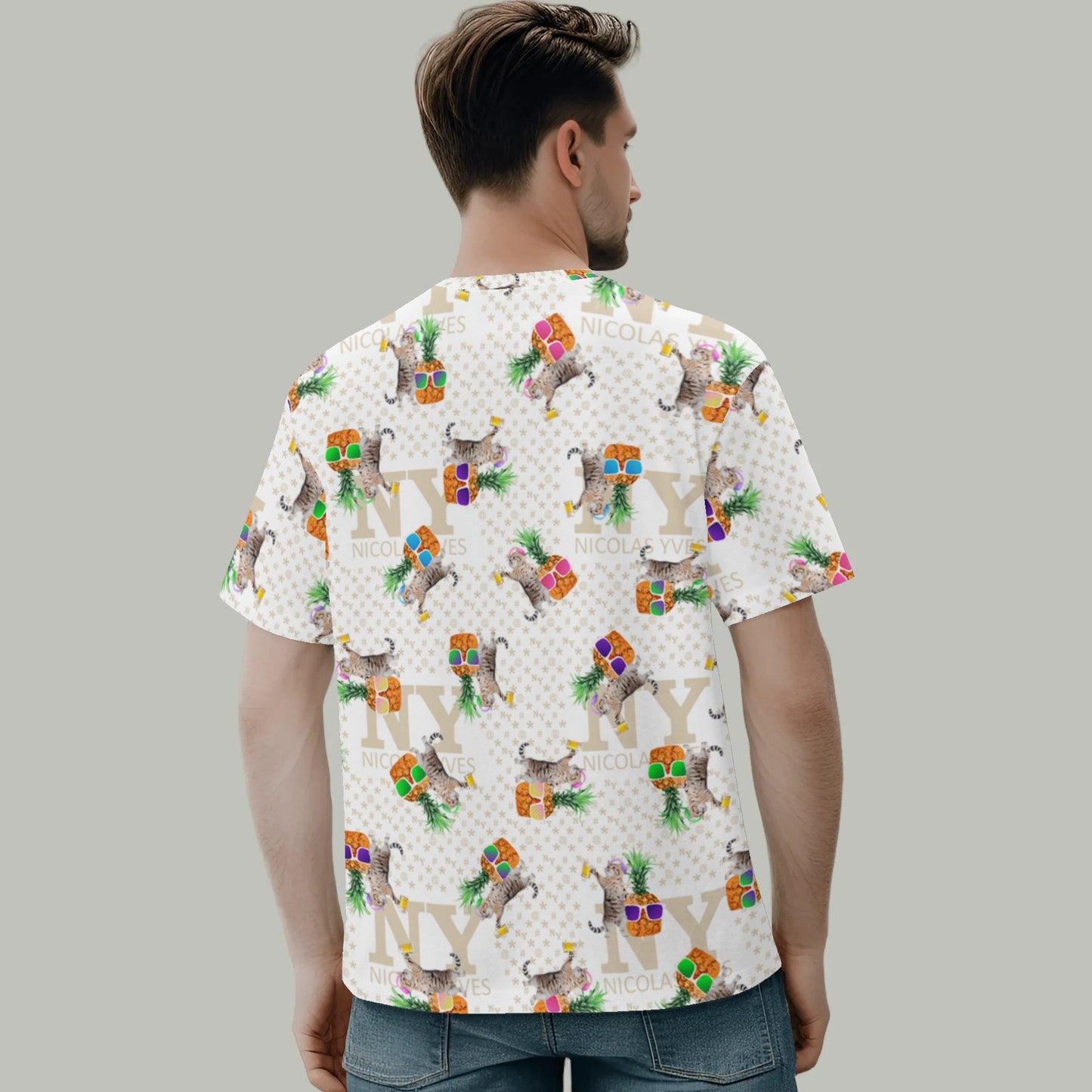 Le T-shirt Blanc Multicolore Bien Kitsch