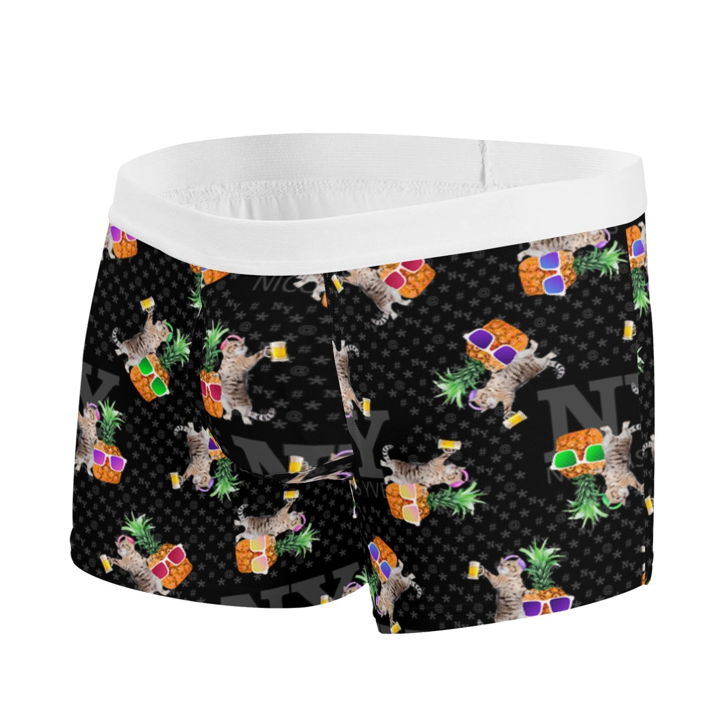 Le Calecon Noir Multicolore NY de Nicolas Yves