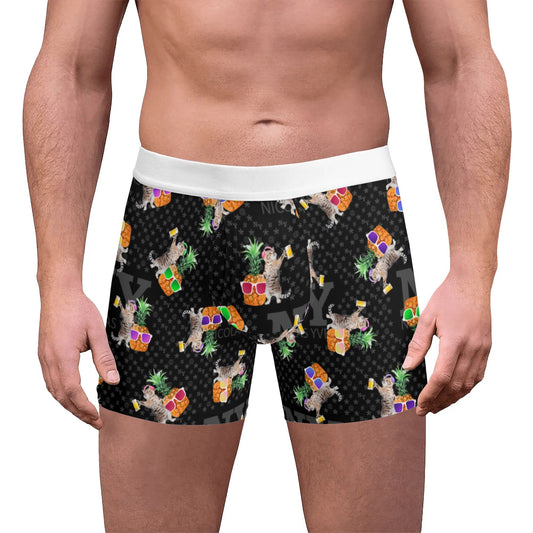 Le Calecon Noir Multicolore NY de Nicolas Yves