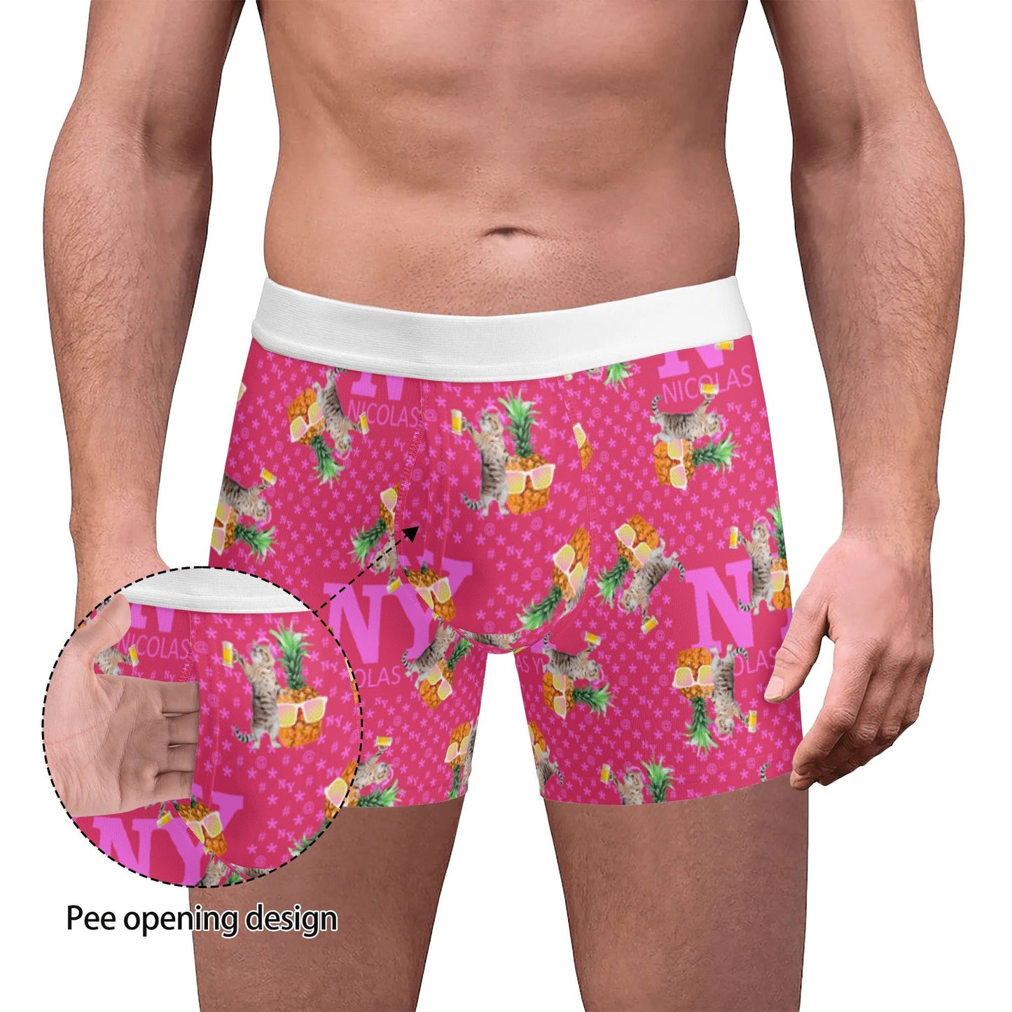 Le Calecon Rose Fuchsia NY de Nicolas Yves